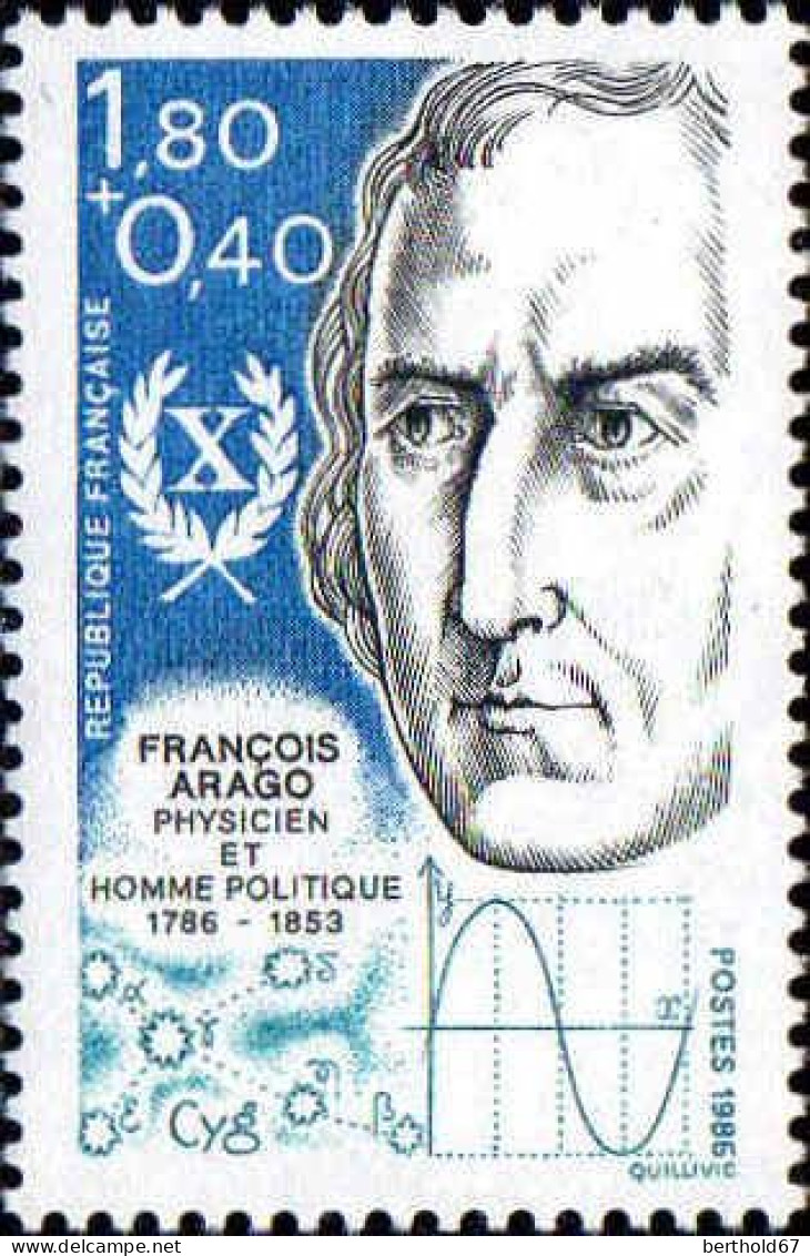 France Poste N** Yv:2396/2400 Célébrités De François Arago à Paul Héroult - Unused Stamps