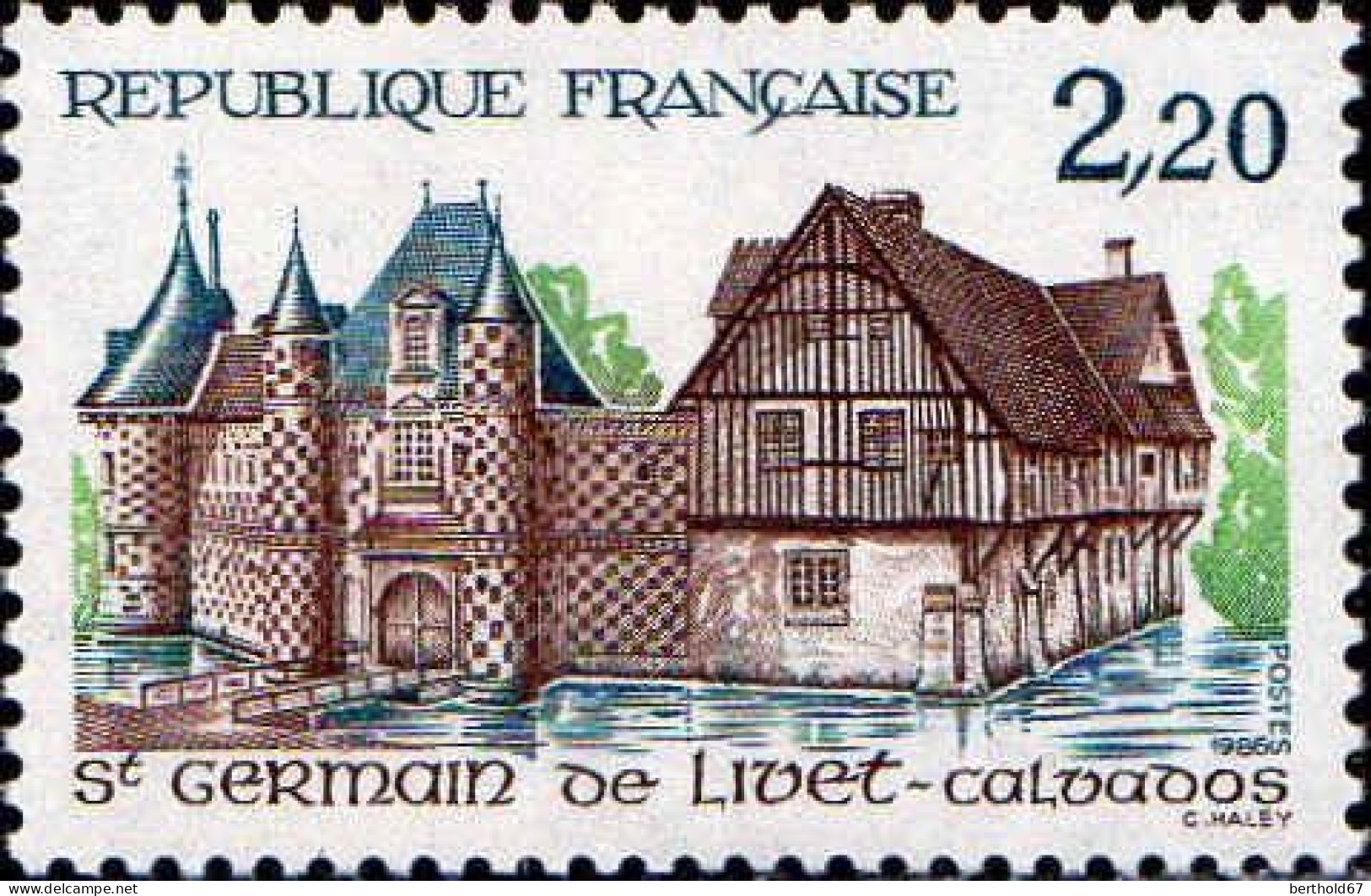 France Poste N** Yv:2401/2405 Série Touristique Filitosa à Bastide De Monpazier - Nuovi