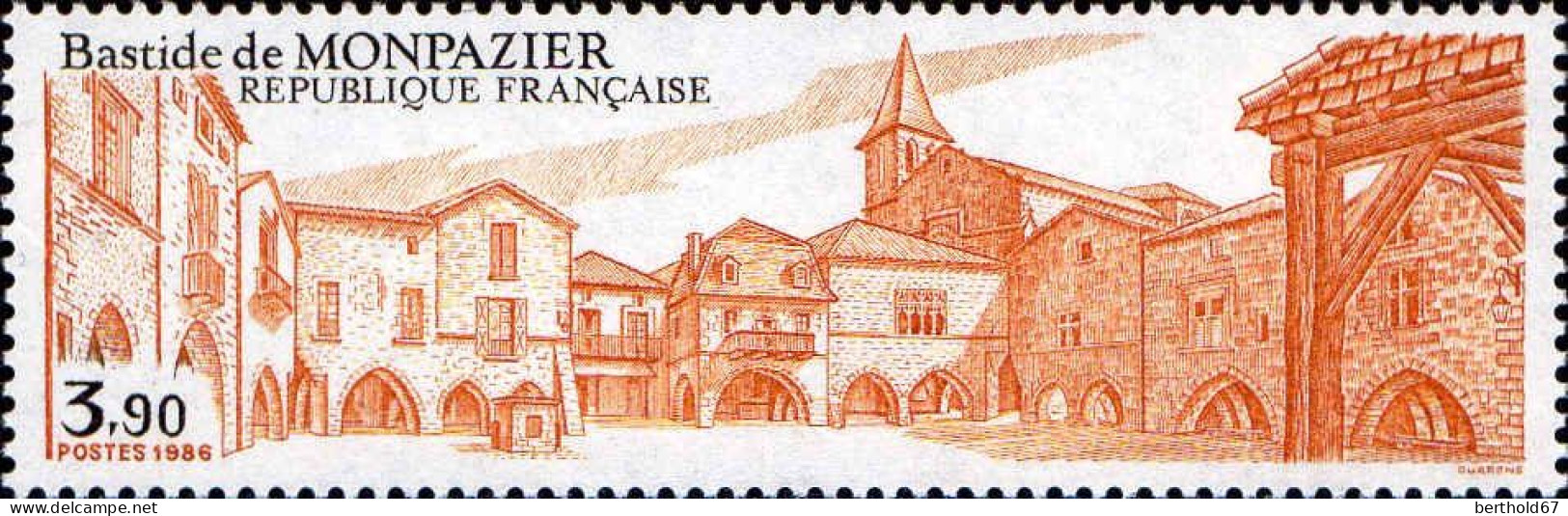 France Poste N** Yv:2401/2405 Série Touristique Filitosa à Bastide De Monpazier - Nuovi