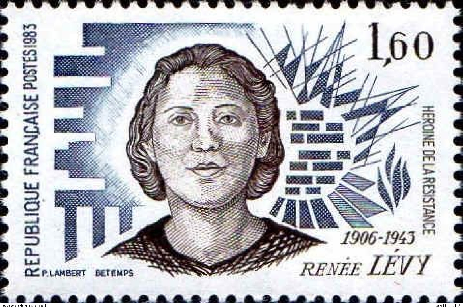 France Poste N** Yv:2293/2294 Héros De La Résistance Renée Levy & Berthie Albrecht - Unused Stamps