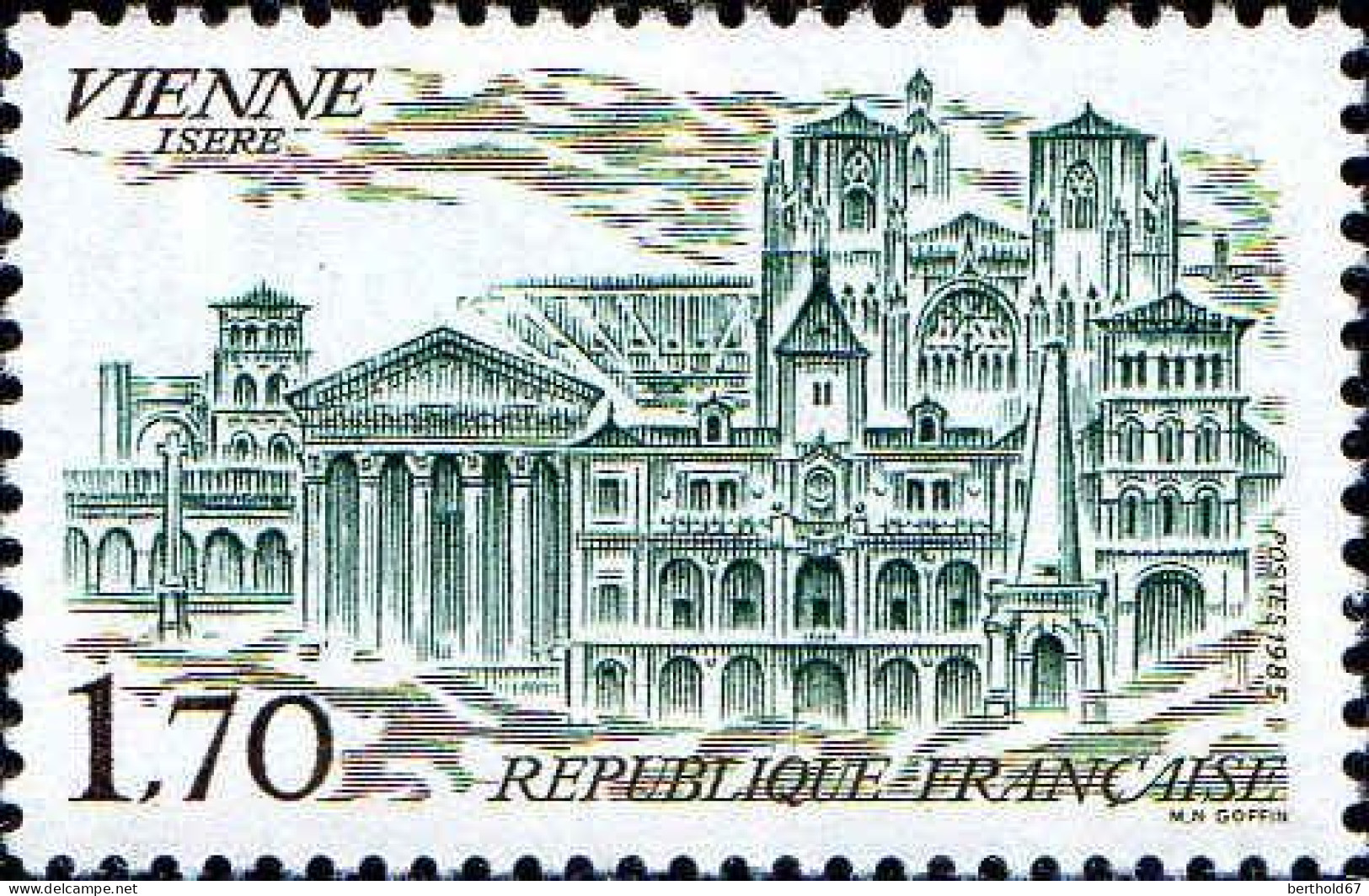 France Poste N** Yv:2348/2352 Série Touristique De Vienne à L'Eglise De Talmont - Ungebraucht