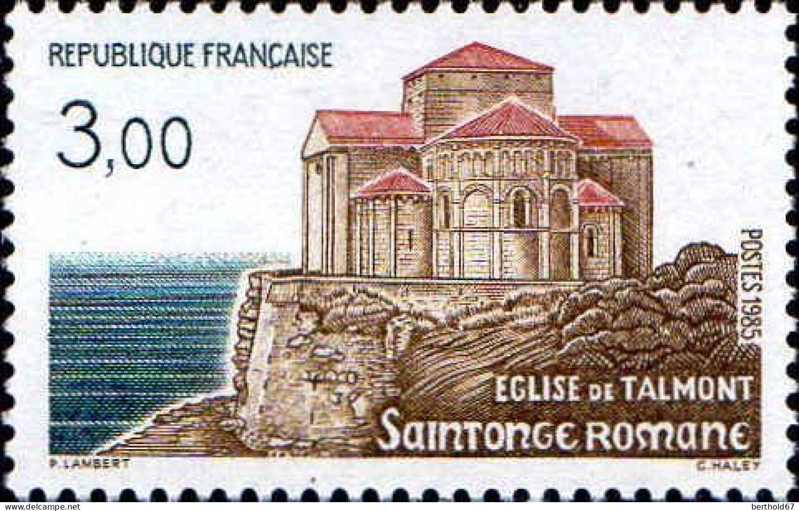 France Poste N** Yv:2348/2352 Série Touristique De Vienne à L'Eglise De Talmont - Ongebruikt