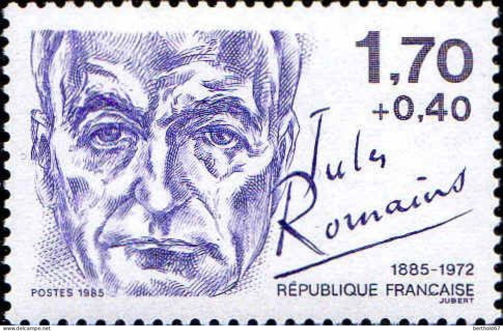 France Poste N** Yv:2355/2360 Célébrités De Romain Roland à Mauriac - Ongebruikt