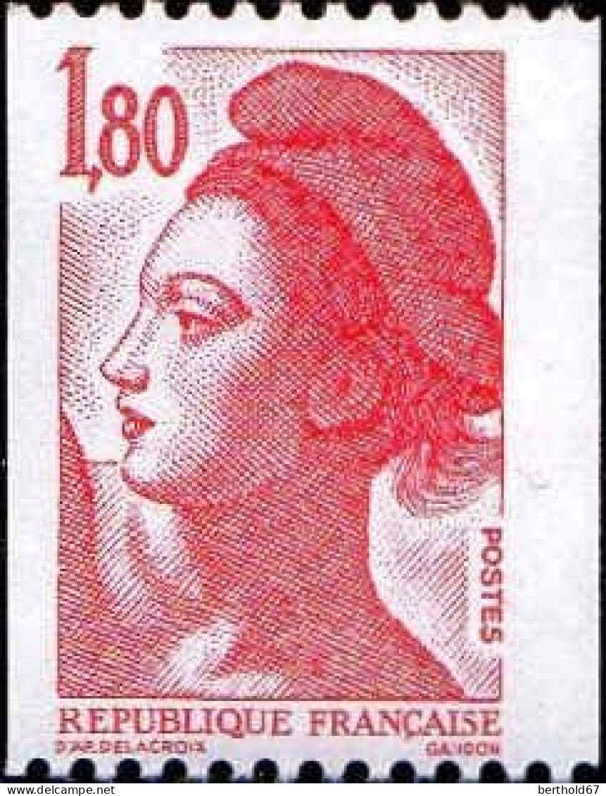 France Poste N** Yv:2222/2223 Liberté De Delacroix Roulettes - Unused Stamps
