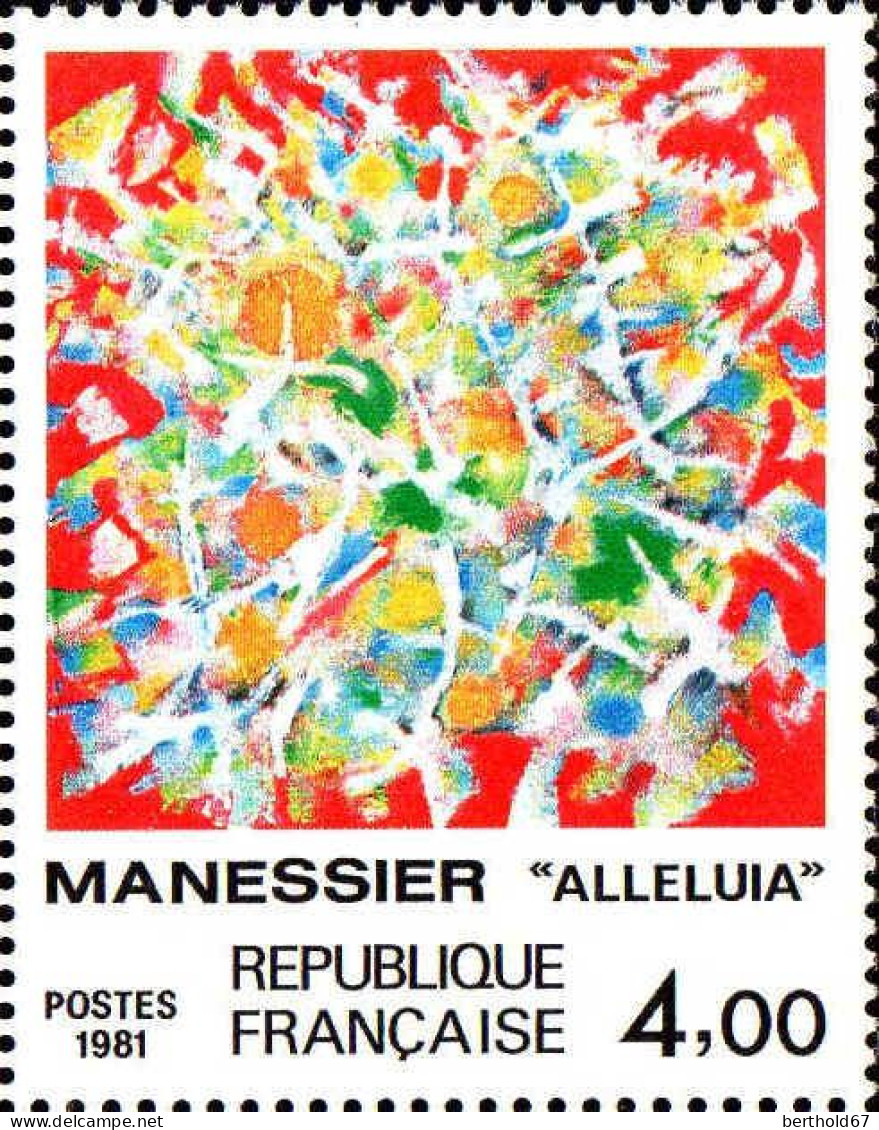 France Poste N** Yv:2168/2169 Création Philatélique Edouard Pignon & Manessier - Unused Stamps