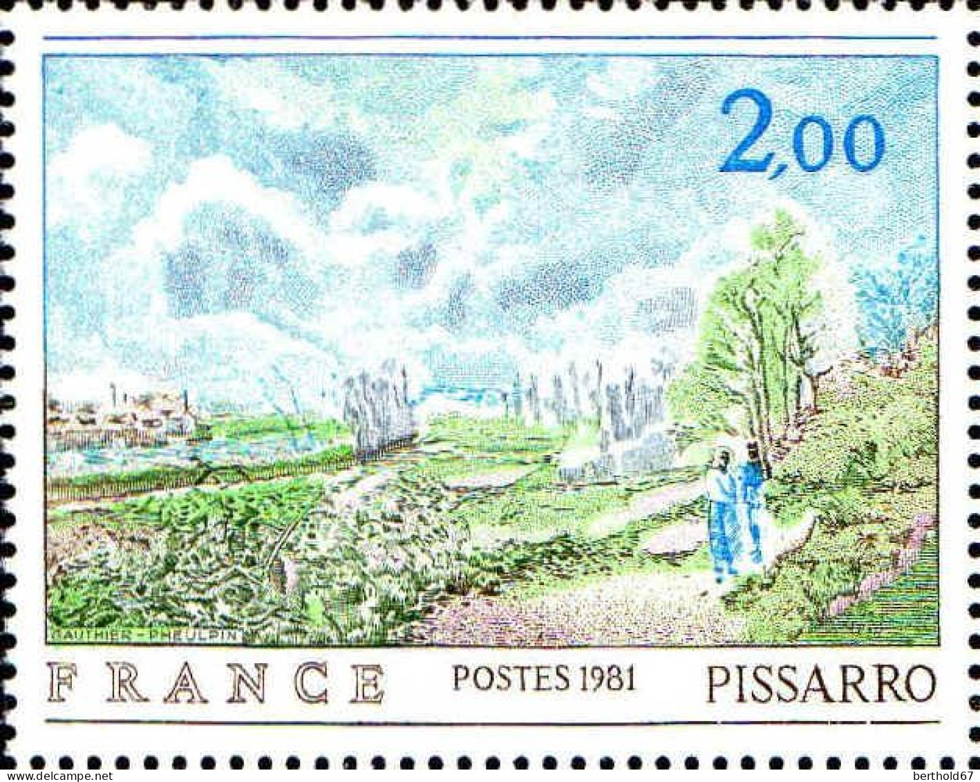 France Poste N** Yv:2136/2137 Série Artistique Pissaro & Albert Gleizes - Unused Stamps