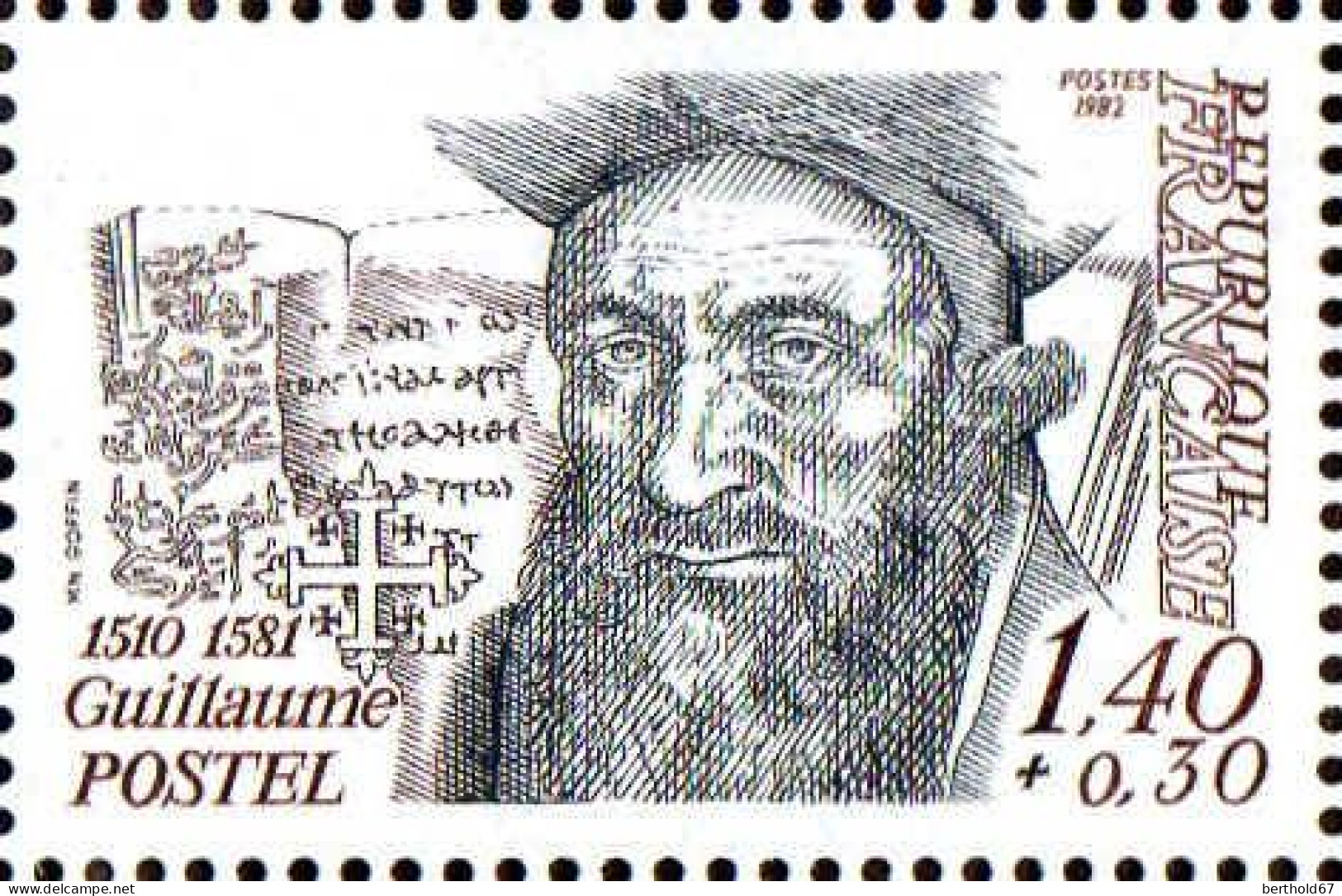 France Poste N** Yv:2225/2230 Célébrités De Guillaume Postel à Gustave Eiffel - Unused Stamps