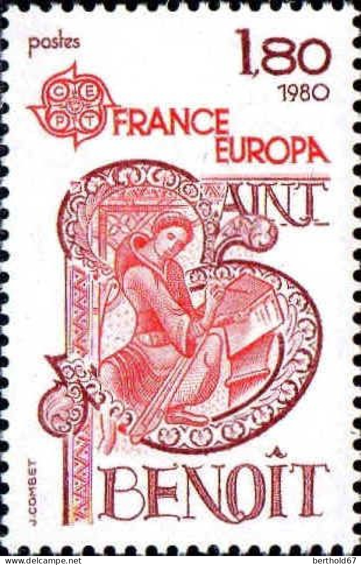 France Poste N** Yv:2085/2086 Europa Aristide Briand & St Benoit - Ongebruikt