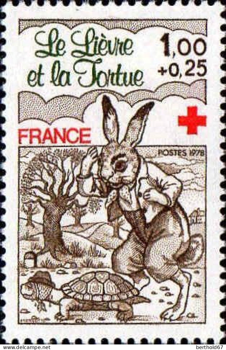 France Poste N** Yv:2024/2025 Croix-Rouge Fables De La Fontaine - Neufs