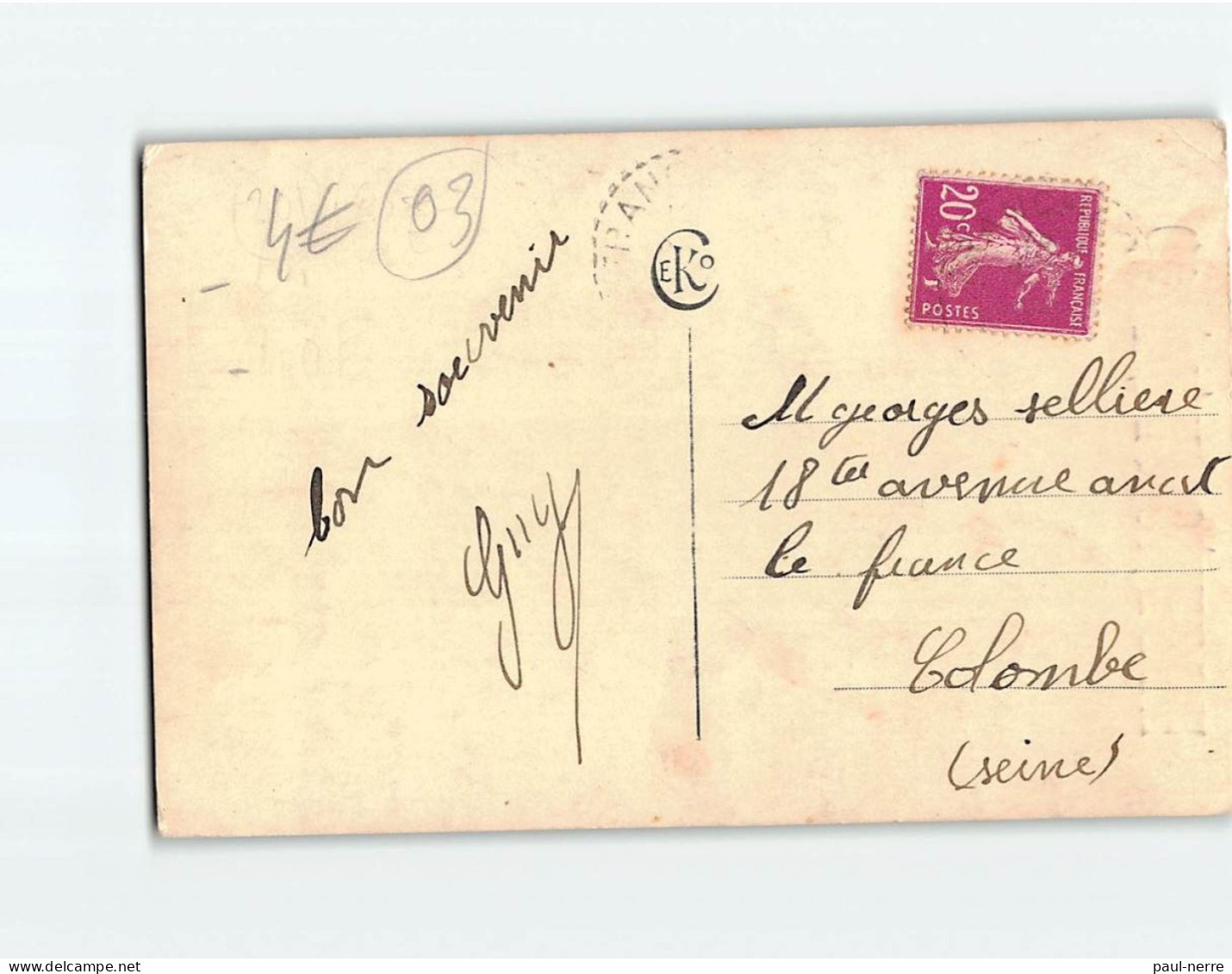 FRANCHESSE : Carte Souvenir - état - Other & Unclassified