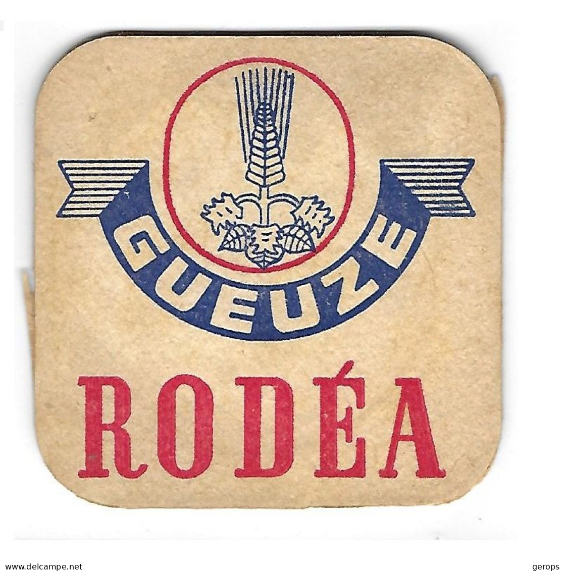 1001a Brie. Rodéo Sint Genesius Rode Gueuze 84-84 - Bierdeckel