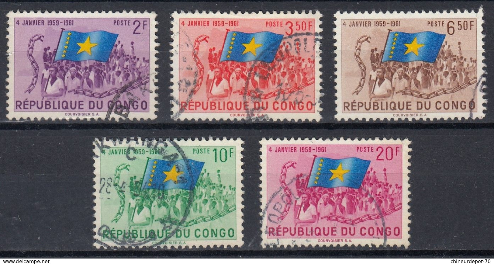 République Du Congo - Oblitérés
