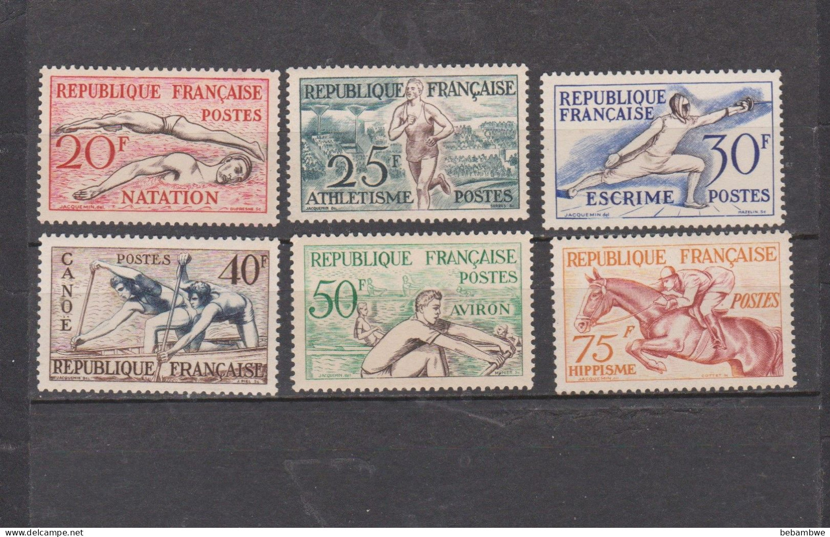 Jeux Olymîques Helsinki - Unused Stamps