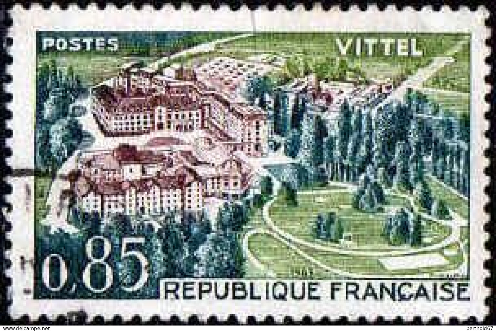 France Poste Obl Yv:1393 Mi:1447 Vittel (Obli. Ordinaire) - Oblitérés
