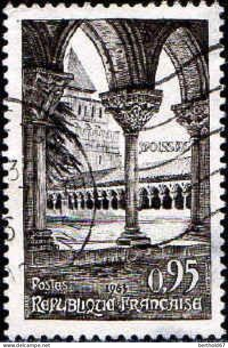 France Poste Obl Yv:1394 Mi:1448 Moissac Abbaye (Beau Cachet Rond) (Thème) - Used Stamps