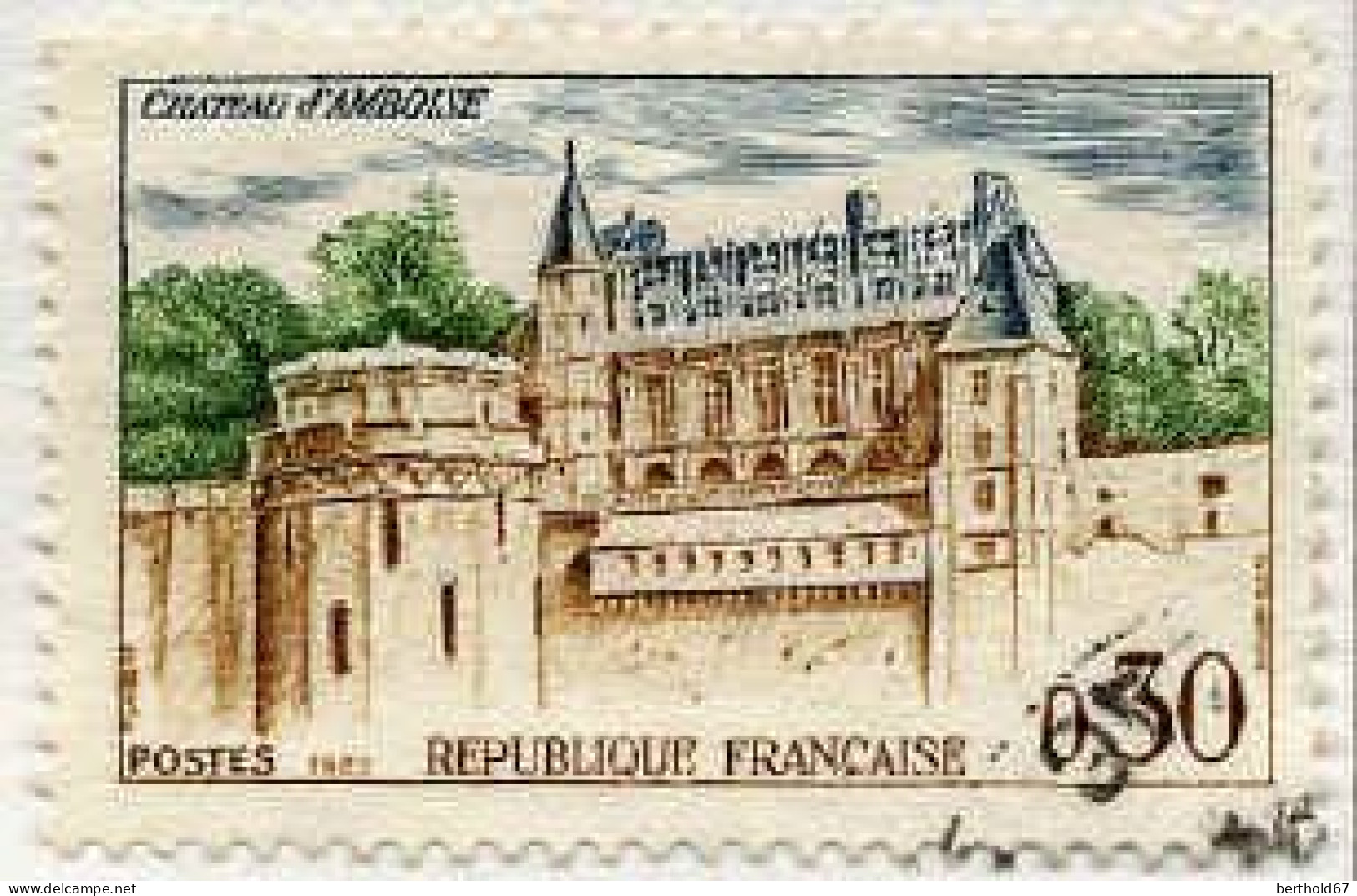 France Poste Obl Yv:1390 Mi:1444 Château D'Amboise (cachet Rond) - Used Stamps