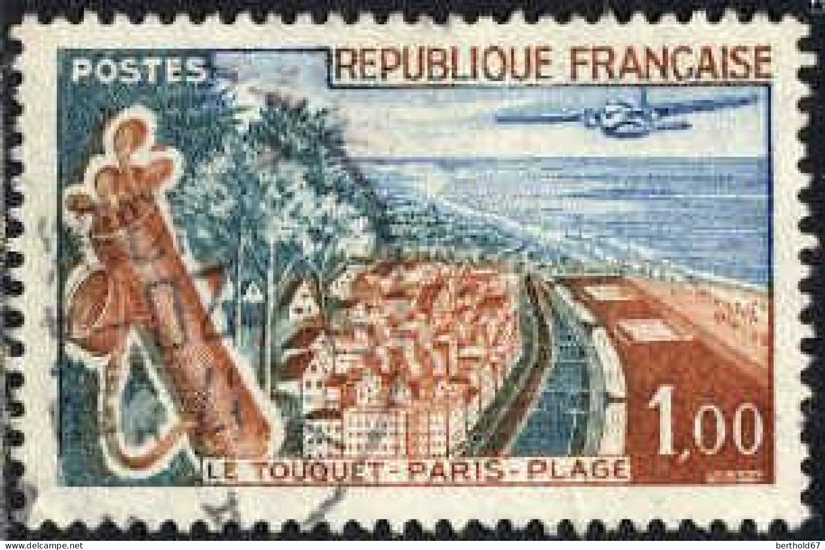 France Poste Obl Yv:1355 Mi:1408 Le Touquet-Paris-Plage (cachet Rond) - Gebruikt