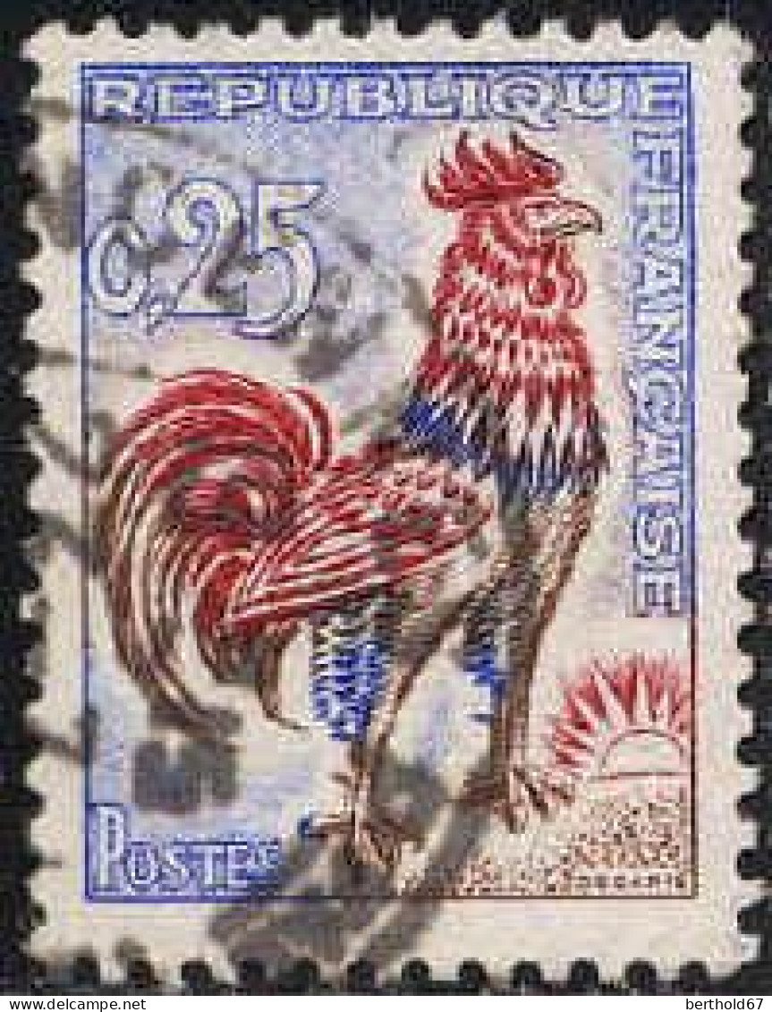 France Poste Obl Yv:1331 Mi:1384x Coq De Decaris (cachet Rond) - Used Stamps