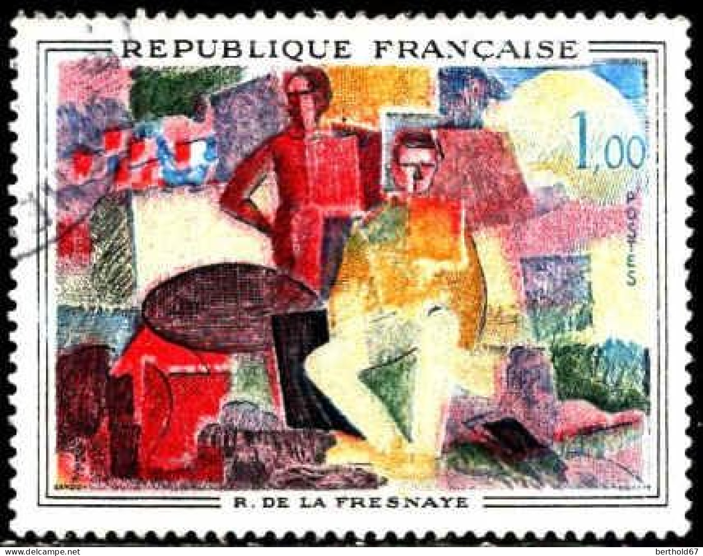 France Poste Obl Yv:1322 Mi:1375 R.de La Fresnaye 14 Juillet (cachet Rond) - Gebraucht