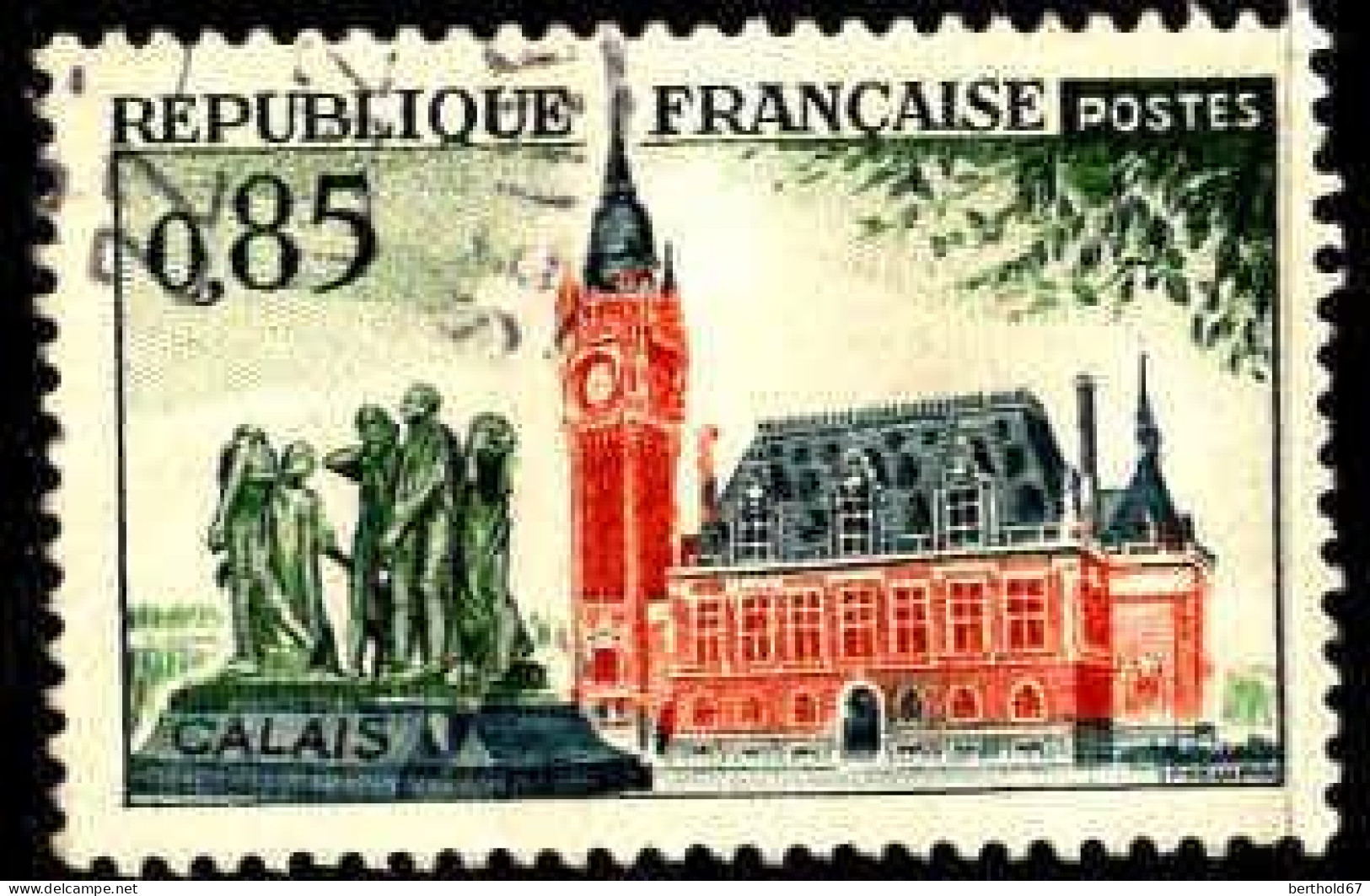 France Poste Obl Yv:1316 Mi:1370 Les Bourgeois De Calais (Beau Cachet Rond) - Oblitérés
