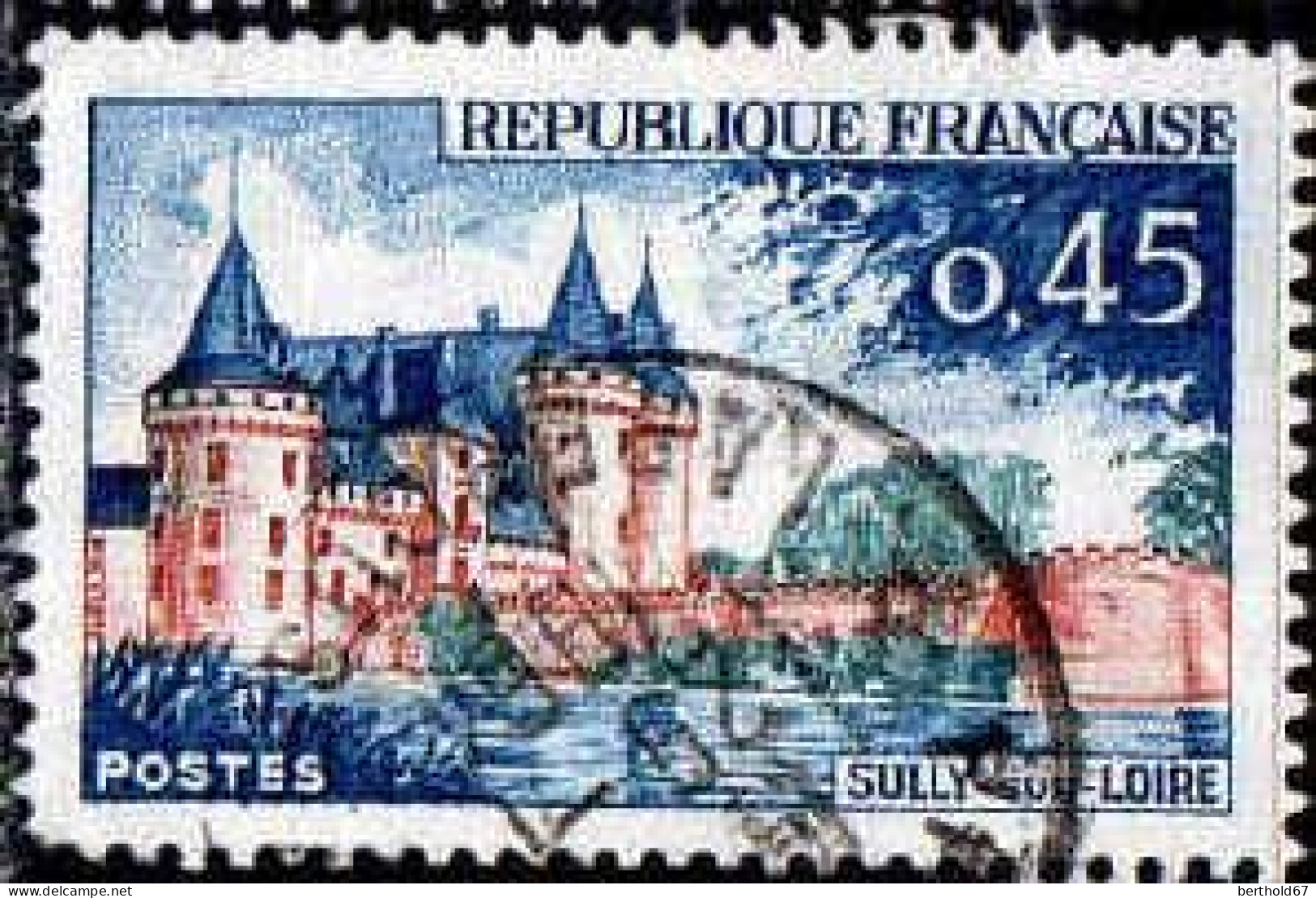 France Poste Obl Yv:1313 Mi:1367 Sully-sur-Loire Château (TB Cachet Rond) - Oblitérés