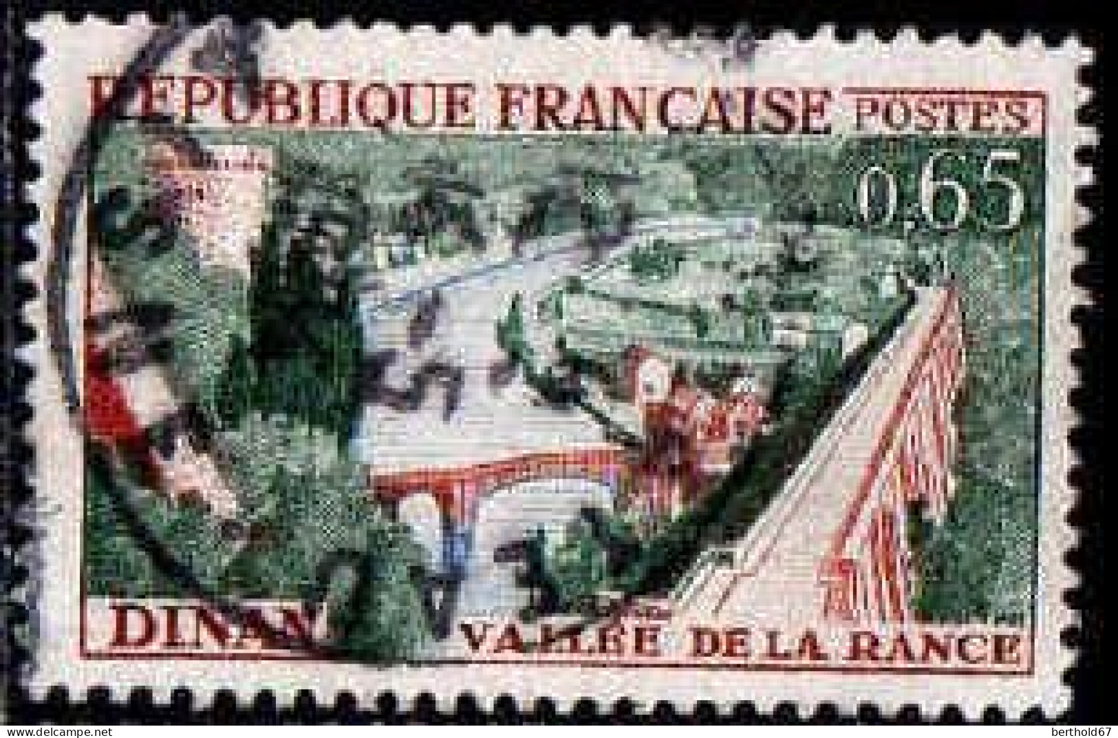 France Poste Obl Yv:1315 Mi:1369 Dinan Vallée De La Rance (cachet Rond) - Usati