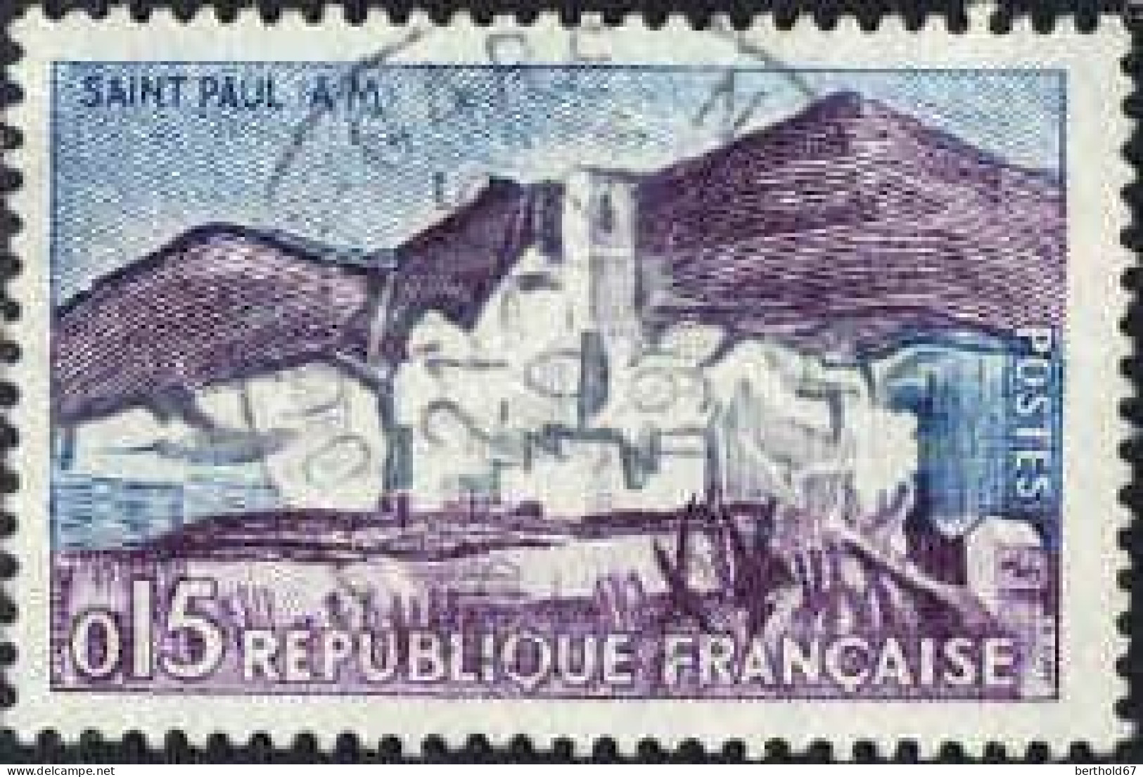 France Poste Obl Yv:1311 Mi:1365 St Paul A-M (Beau Cachet Rond) - Oblitérés