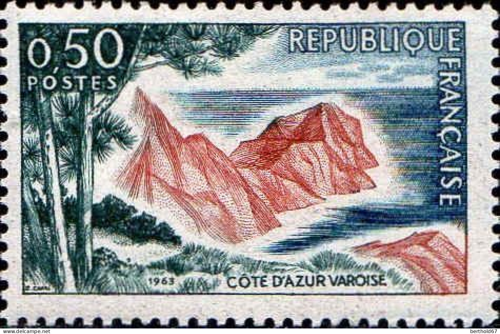 France Poste N** Yv:1391 Mi:1445 Cote D'azur Varoise - Unused Stamps