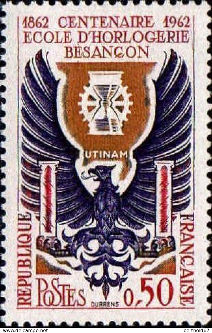 France Poste N** Yv:1342 Mi:1396 Ecole D'horlogerie Besançon - Unused Stamps