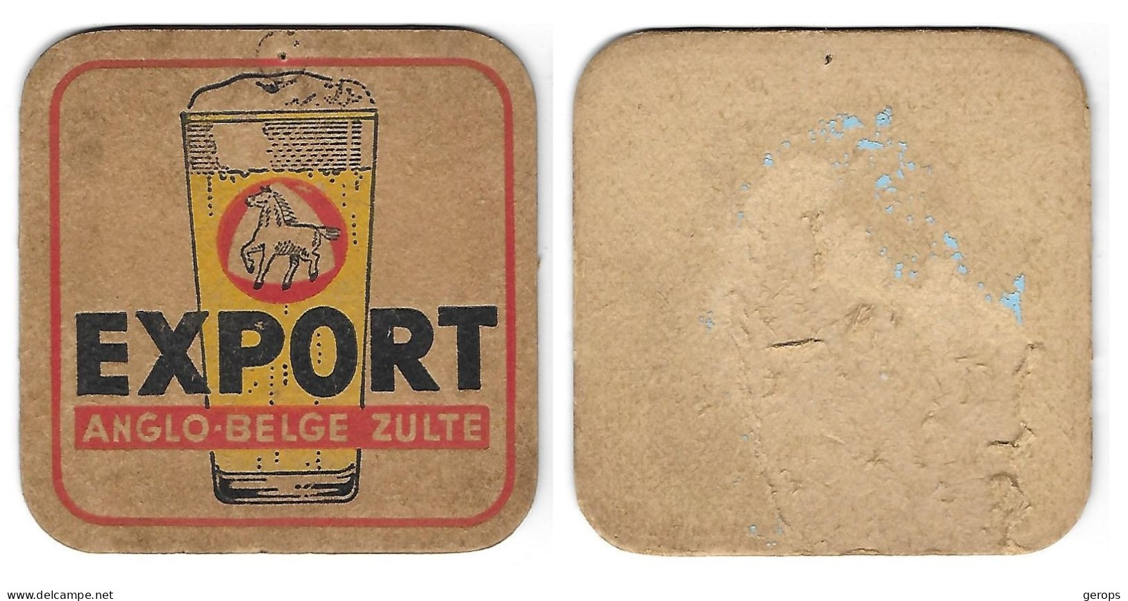 979a Brij. Anglo Belge Zulte (rv Beschadigd) - Beer Mats