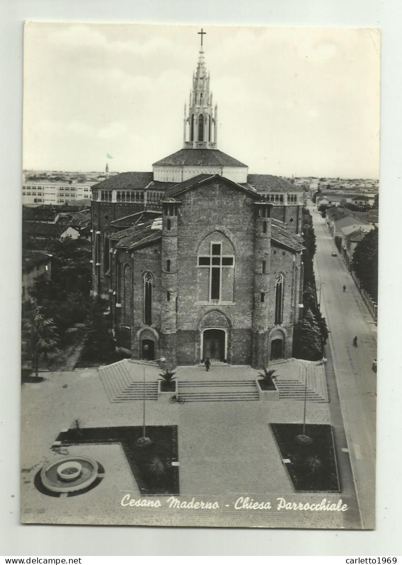 CESANO MADERNO - CHIESA PARROCCHIALE    - VIAGGIATA FG - Milano