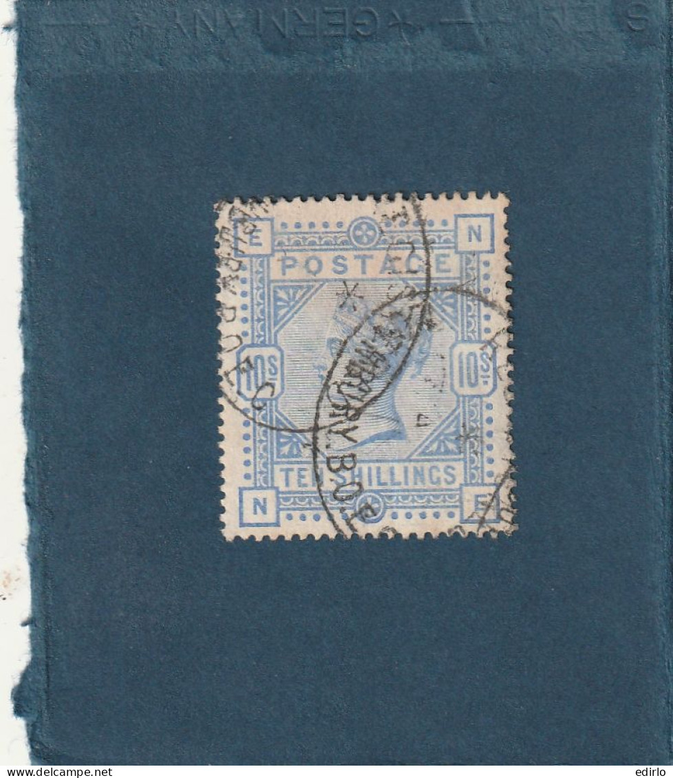 ///   ANGLETERRE ///   Grand Format 10 Shillings N° 88 Côte 500€ - Used Stamps