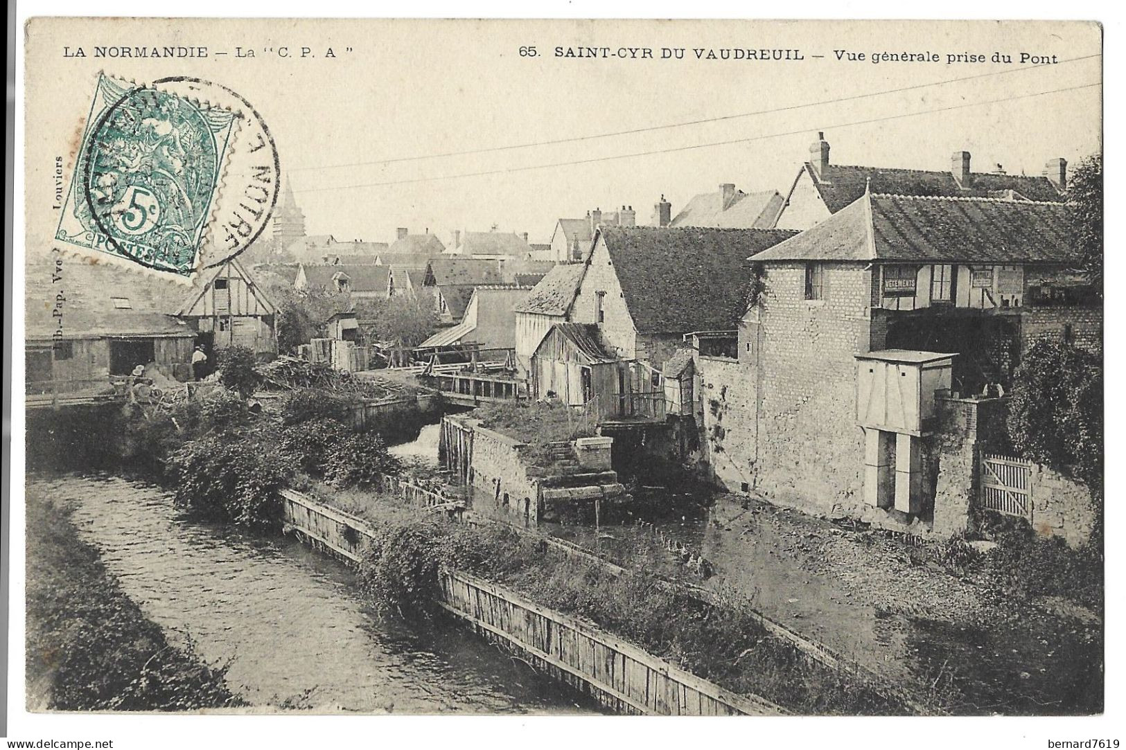 27   Saint Cyr Du Vaudreuil -  Environs De Louviers - Vue Geerale Prise Du Pont - Altri & Non Classificati