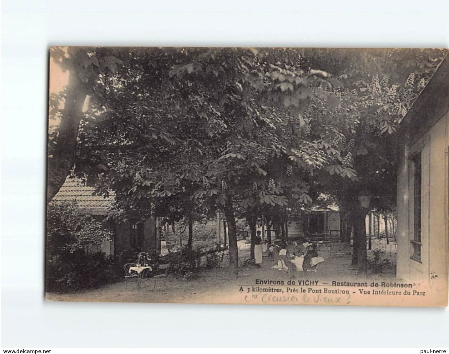 Environs De Vichy, Restaurant De Robinson - état - Andere & Zonder Classificatie