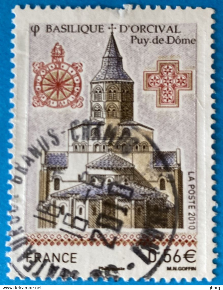 France 2010 : Basilique D'Orcival N° 4446 Oblitéré - Used Stamps