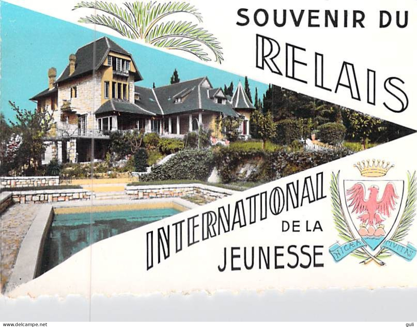 [06] Alpes Maritimes > NICE  Souvenir Du Relais International De La Jeunesse (blason)- -Editions SEPT S.E.P.T *PRIX FIXE - Other & Unclassified