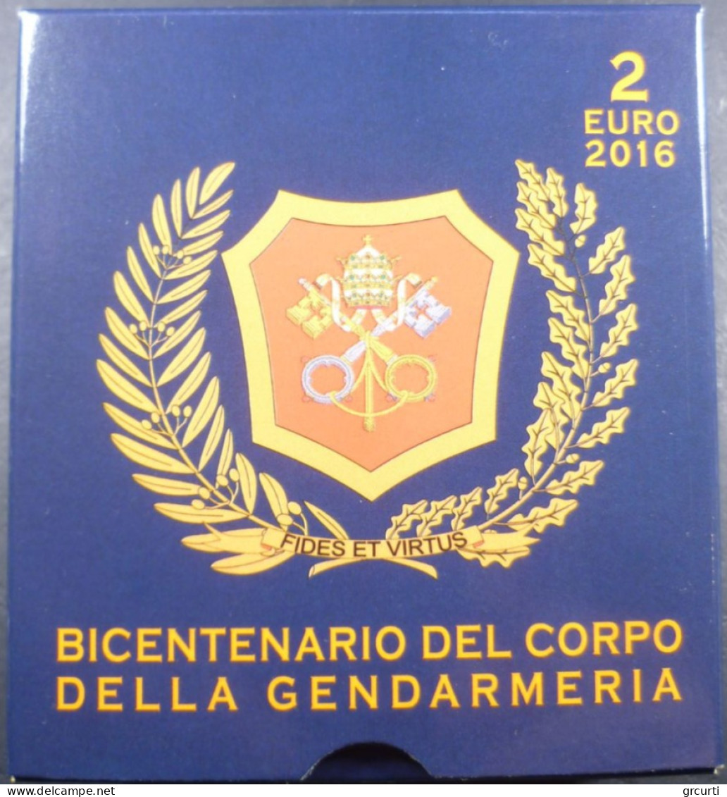 Vaticano - 2 Euro 2016 - Bicentenario del Corpo della Gendarmeria Vaticana - UC#101