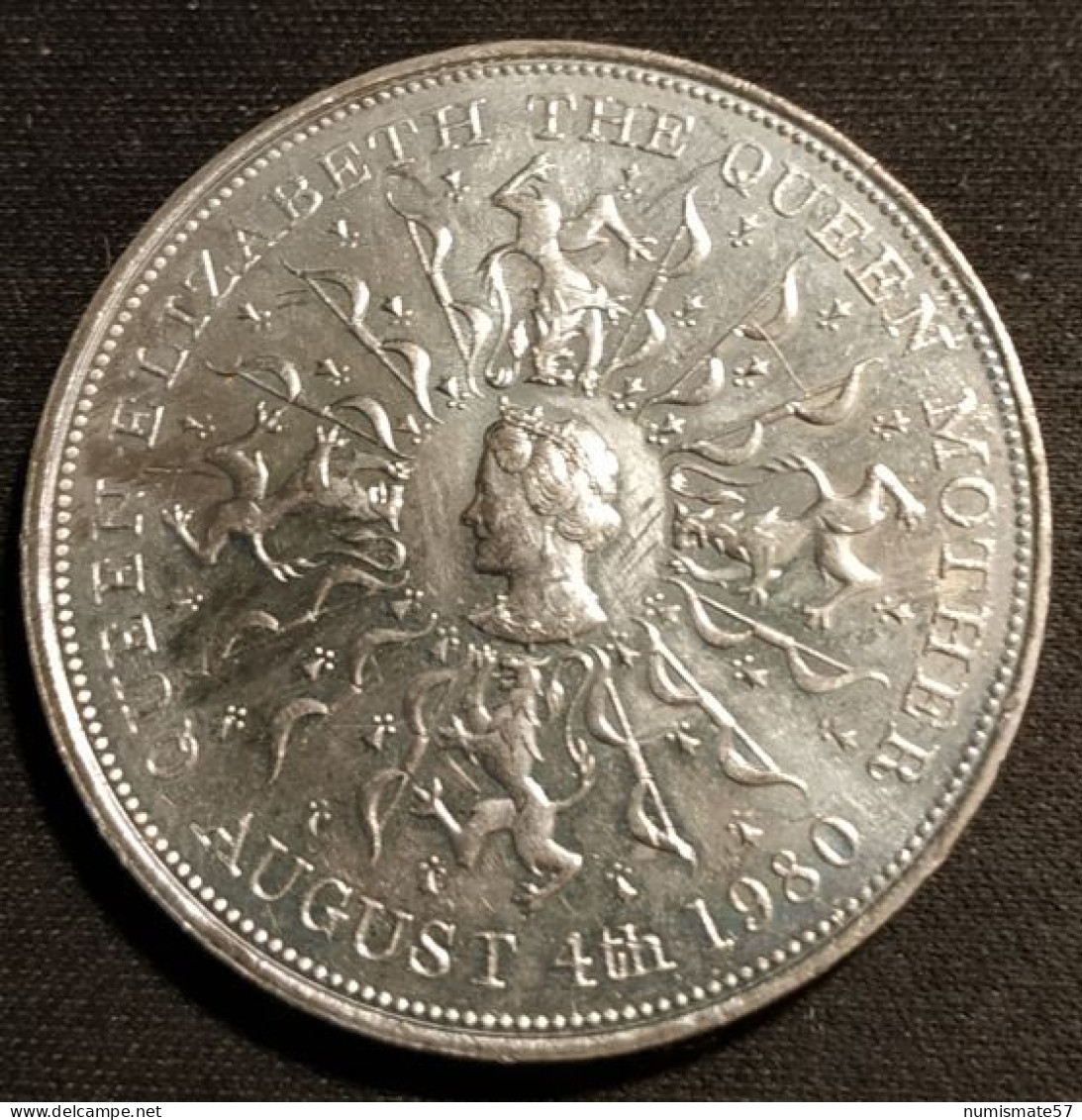 GRANDE BRETAGNE - 25 PENCE 1980 - 80 Ans De La Reine Mère - KM 921 - ( Great Britain ) - 25 New Pence