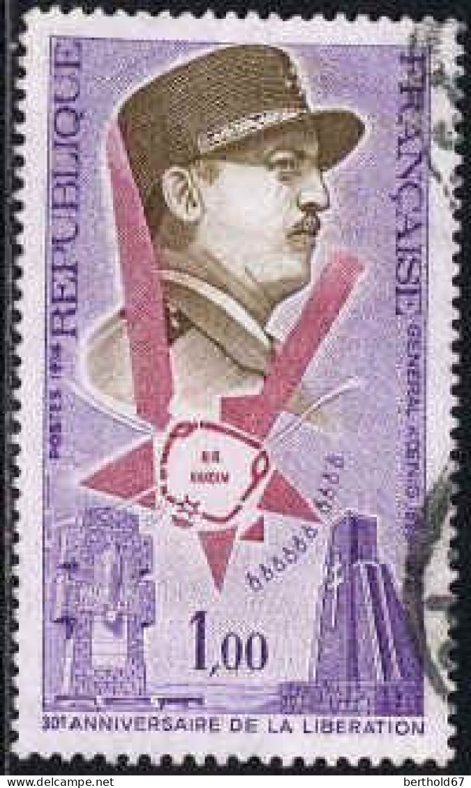 France Poste Obl Yv:1796 Mi:1875 30e Anniversaire De La Liberation General Koenig (cachet Rond) - Used Stamps