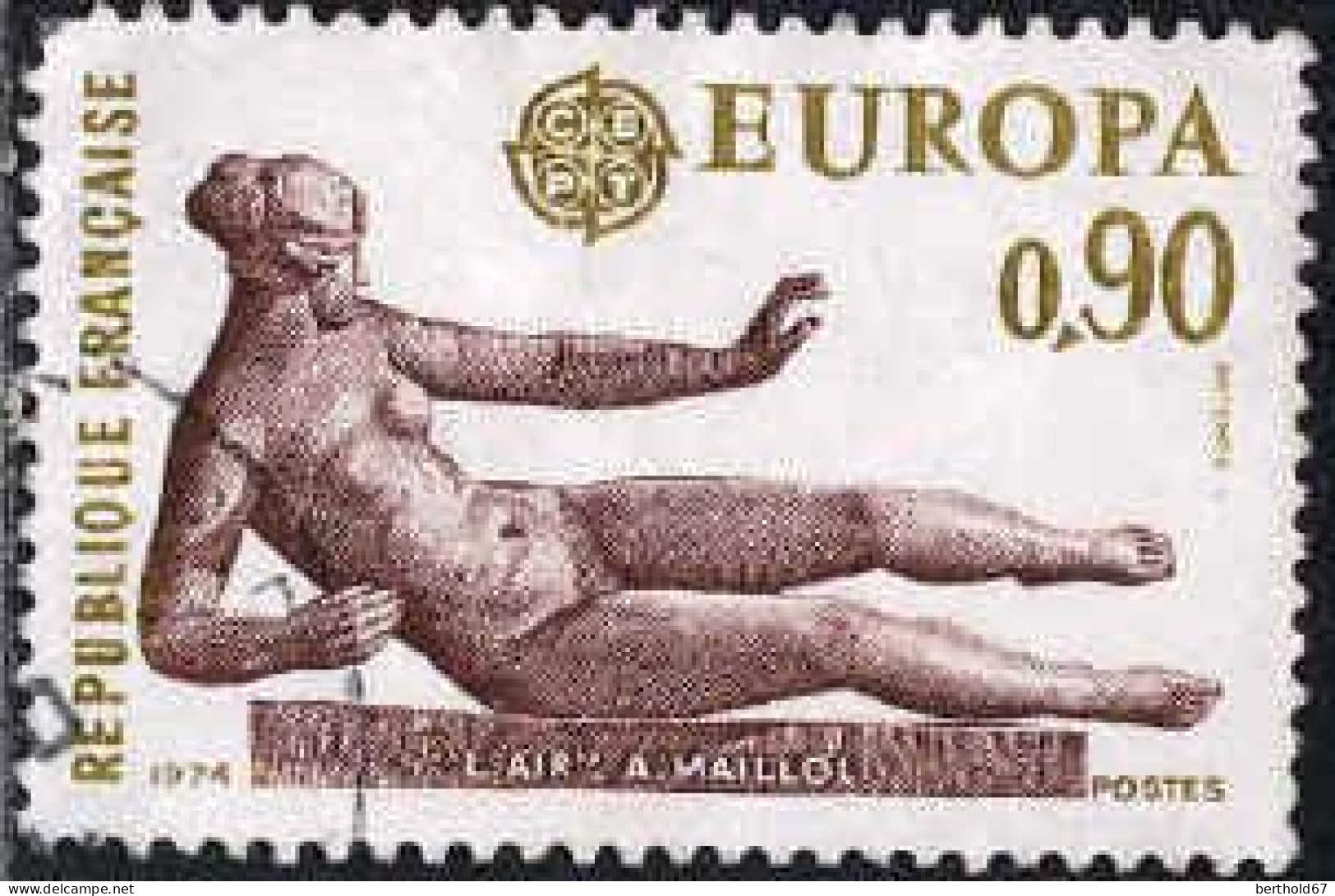 France Poste Obl Yv:1790 Mi:1870 Europa Cept L'air A.Maillol (cachet Rond) - Used Stamps