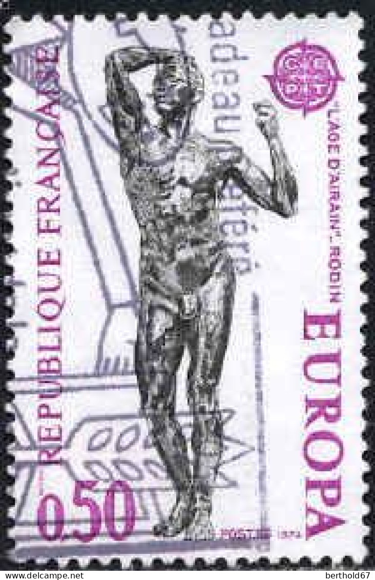 France Poste Obl Yv:1789 Mi:1869 Europa Cept Auguste Rodin L'Âge D'airain (Belle Obl.mécanique) - Used Stamps