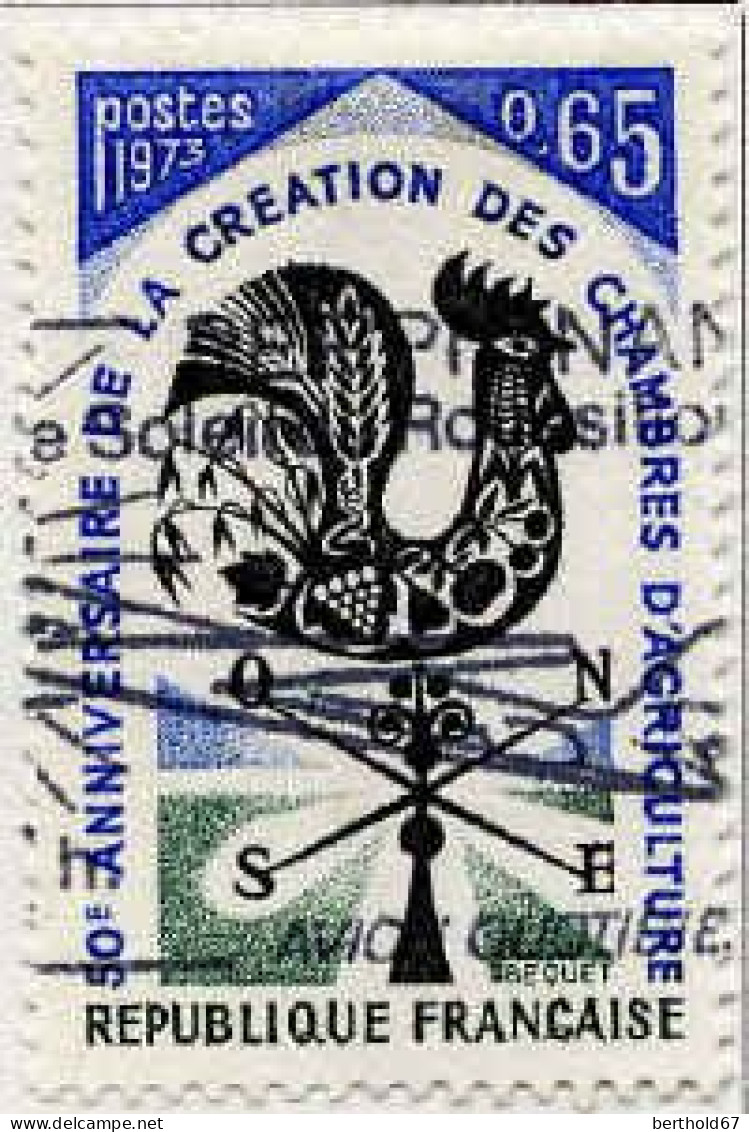 France Poste Obl Yv:1778 Mi:1858 Chambres D'Agriculture (Belle Obl.mécanique) - Usati