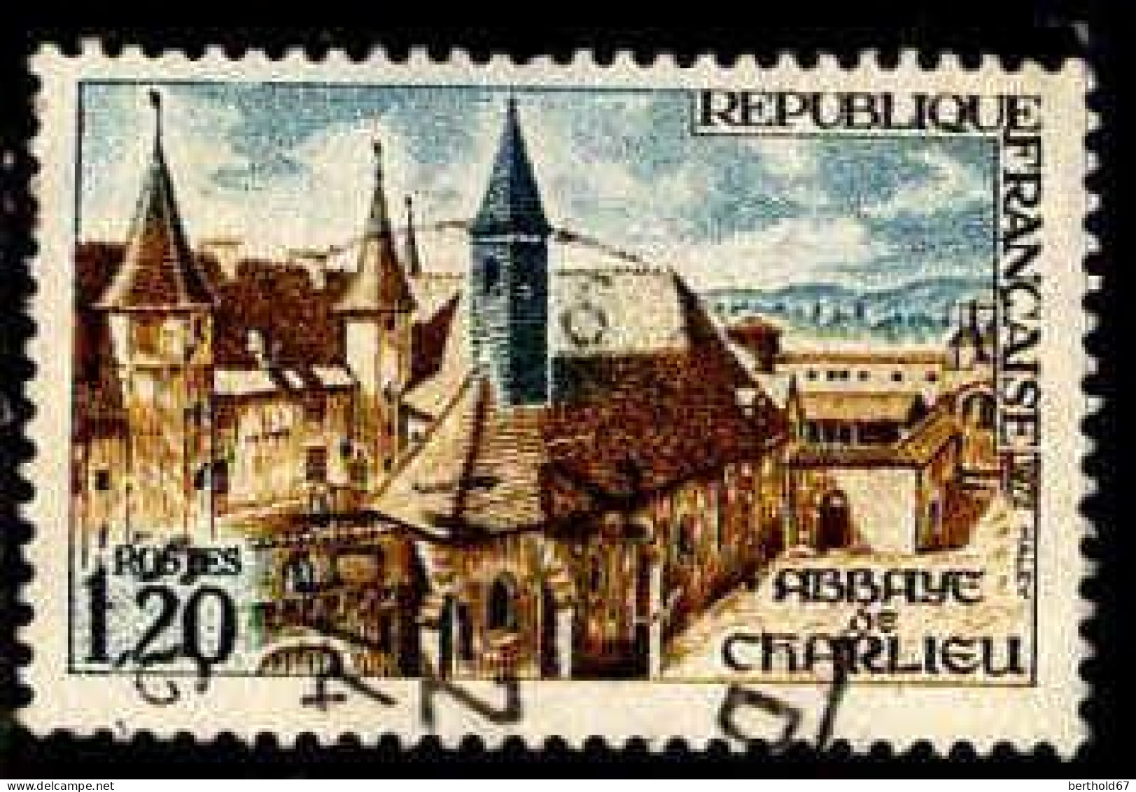 France Poste Obl Yv:1712 Mi:1790 Abbaye De Charlieu (Beau Cachet Rond) - Oblitérés