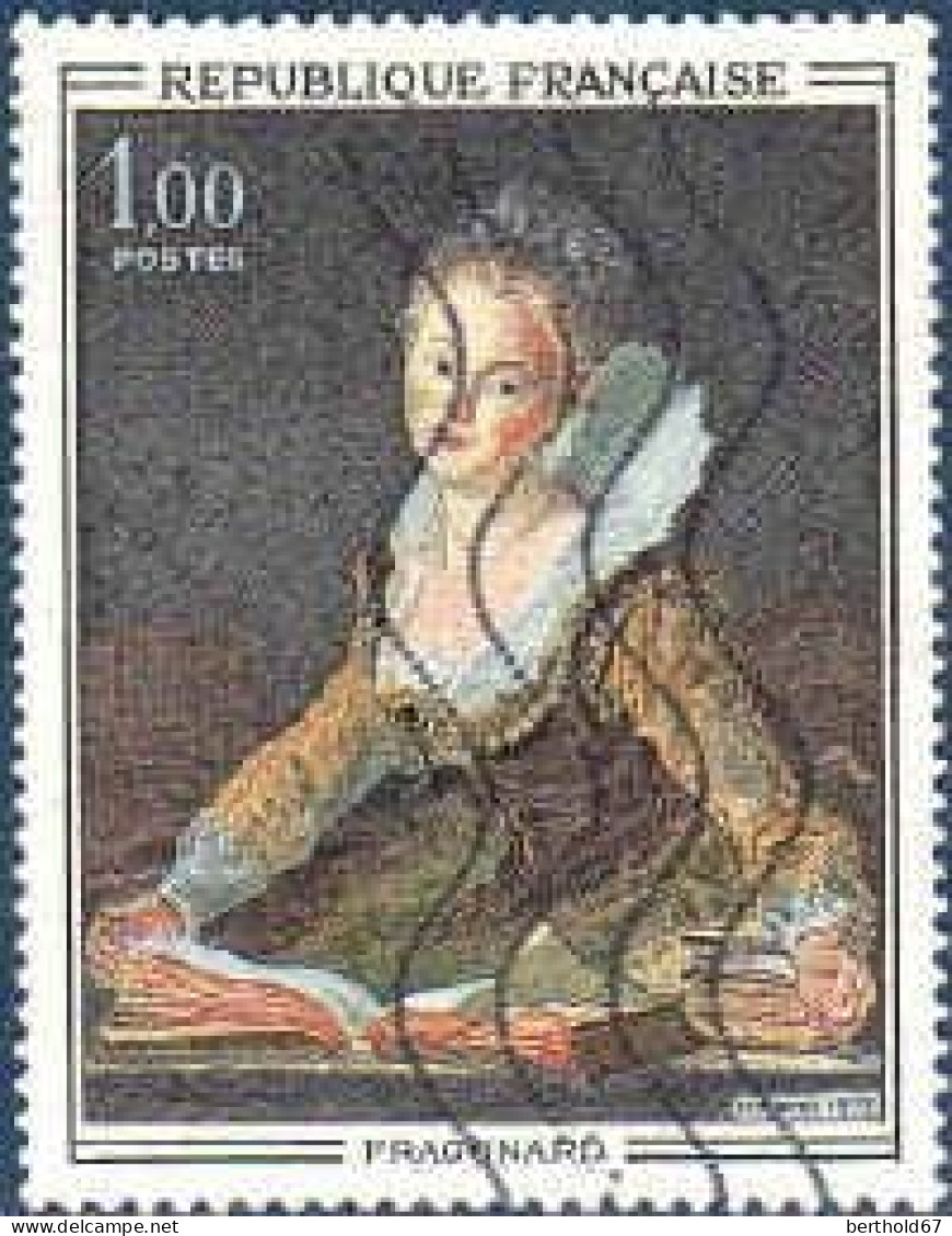 France Poste Obl Yv:1702 Mi:1779 Jean-Honoré Fragonard L’étude (Lign.Ondulées) - Gebraucht