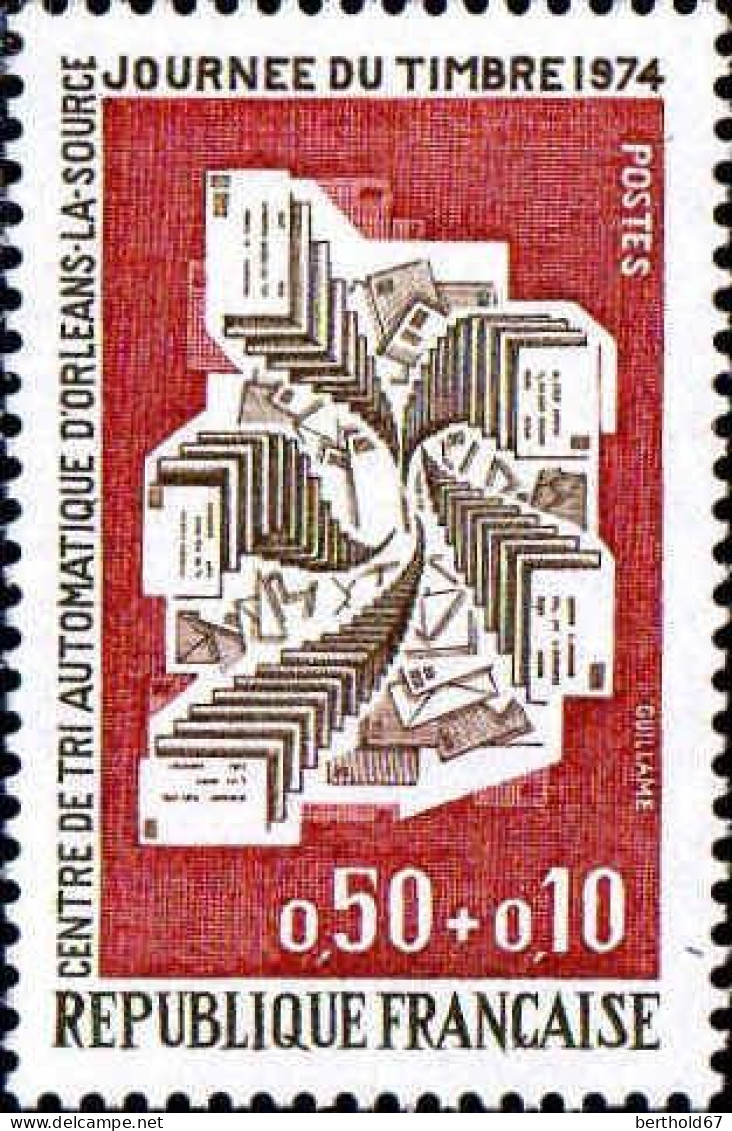 France Poste N** Yv:1786 Mi:1865 Journée Du Timbre Centre De Tri Automatique - Unused Stamps