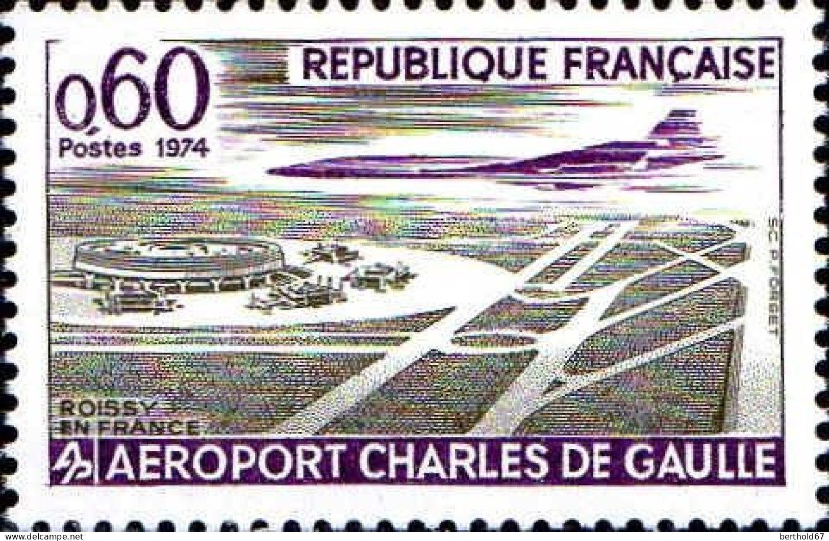 France Poste N** Yv:1787 Mi:1866 Aeroport Charles De Gaulle - Ungebraucht