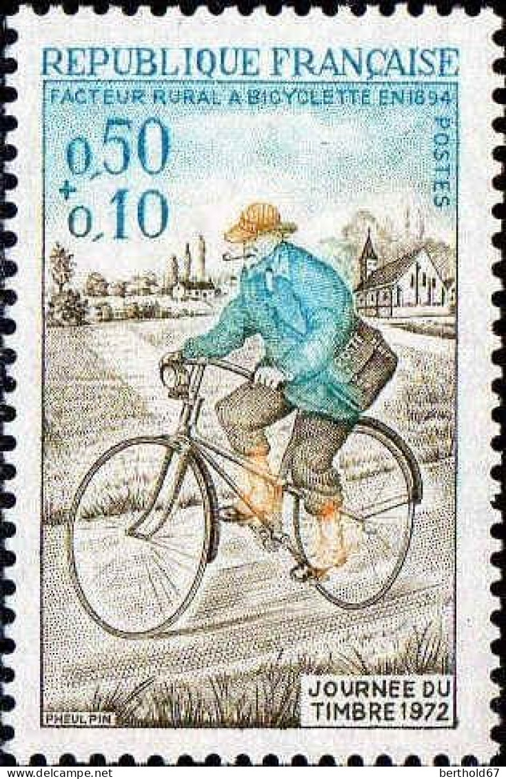France Poste N** Yv:1710 Mi:1784 Journée Du Timbre Facteur Rural - Unused Stamps