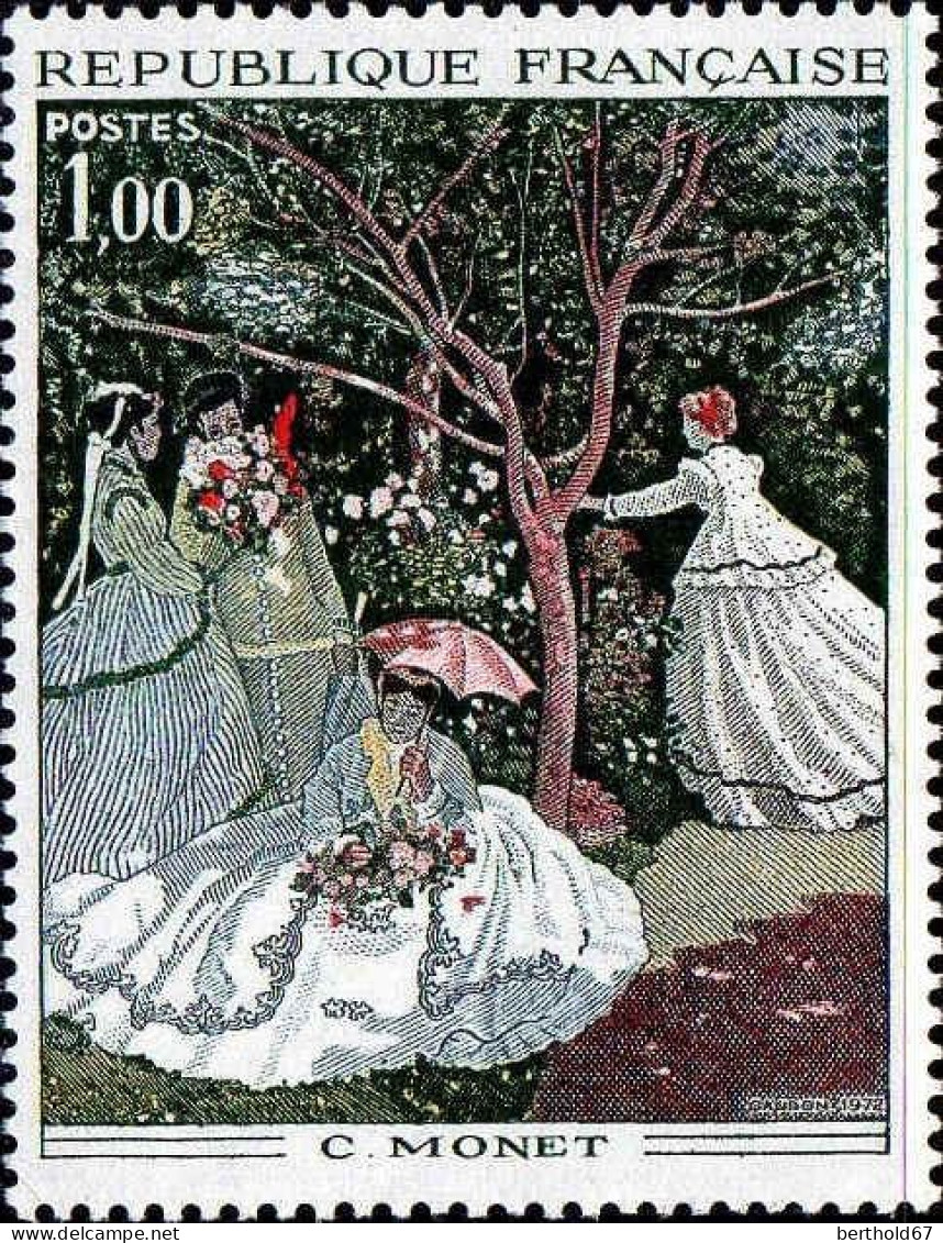 France Poste N** Yv:1703 Mi:1798 Claude Monet Femmes Au Jardin - Ungebraucht