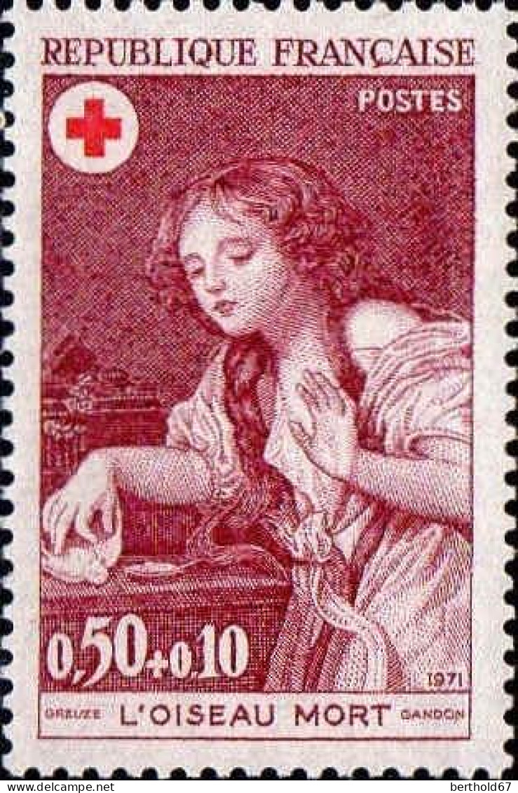 France Poste N** Yv:1701 Mi:1778 Jean-Baptiste Greuze L'oiseau Mort - Unused Stamps
