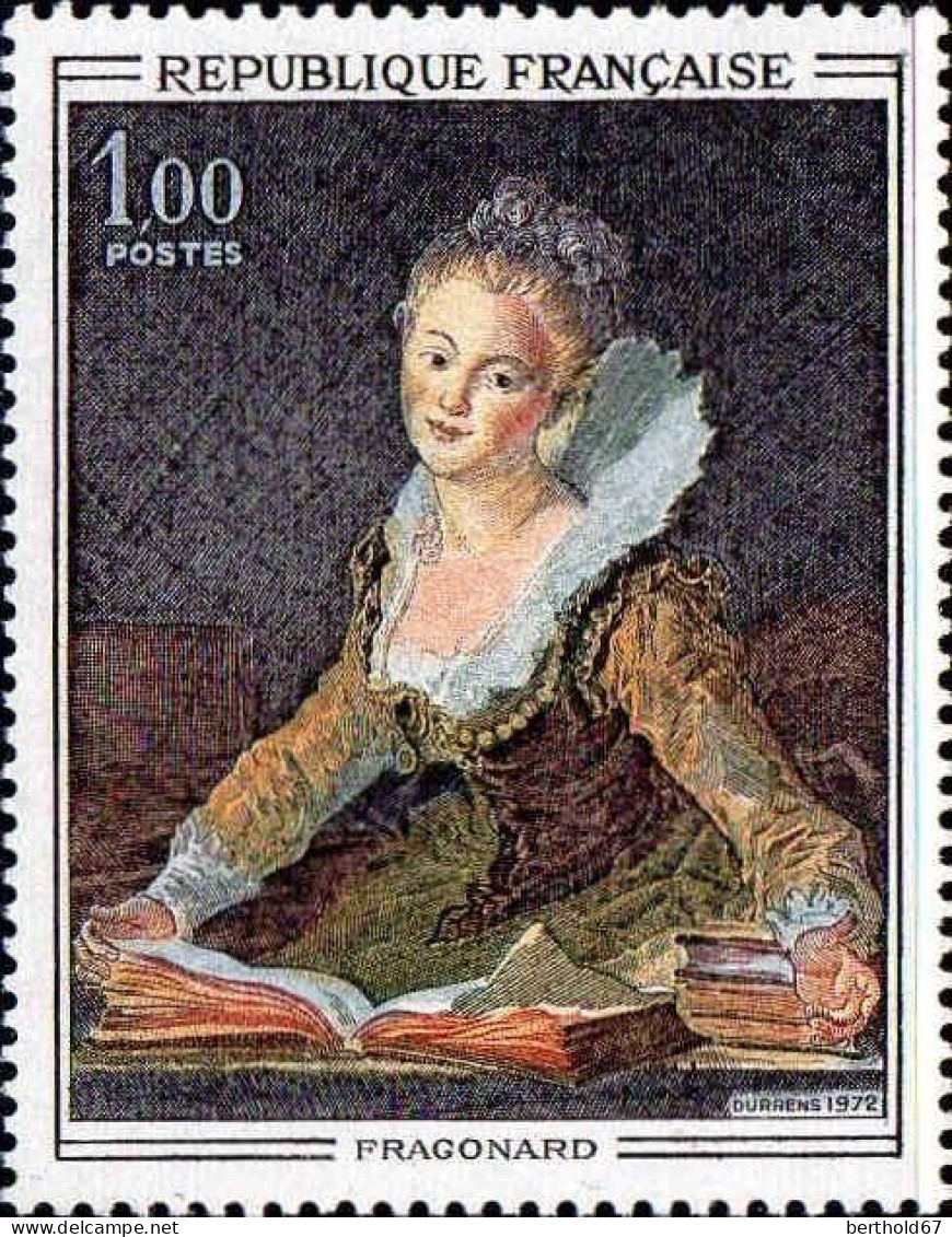 France Poste N** Yv:1702 Mi:1779 Jean-Honoré Fragonard L’étude - Unused Stamps